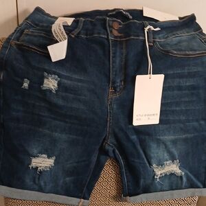 Women's Blue Jean Shorts